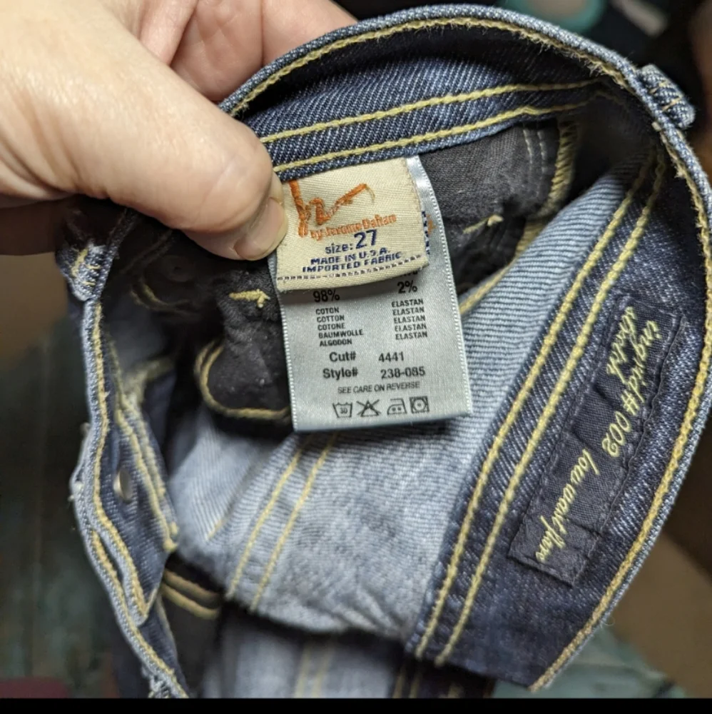 Citizens of Humanity Y2K Boho Size 27 Ingrid #002 Low Rise Flare Blue Jeans - Picture 8 of 9
